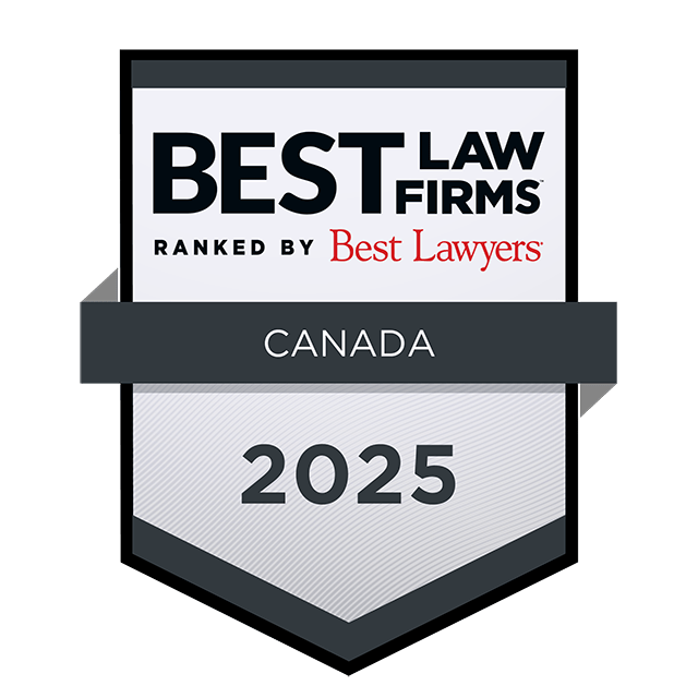 2025 Best Lawyers' Award for Best Law Firm - Canada