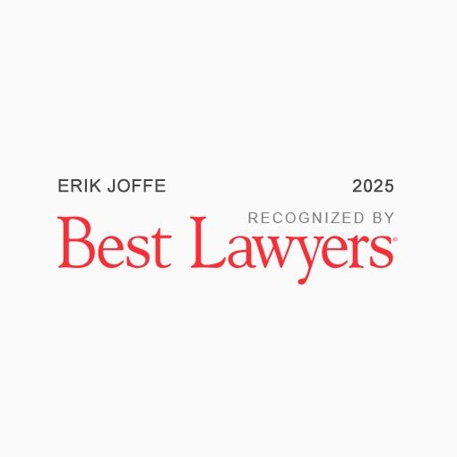 Erik Joffe is a Best Lawyers Recognition Award recipient for 2025