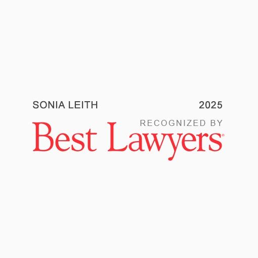 Sonia Leith is a Best Lawyers Recognition Award recipient for 2025