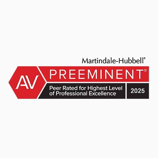 Martindale-Hubbell Peer Rated Award, 2025